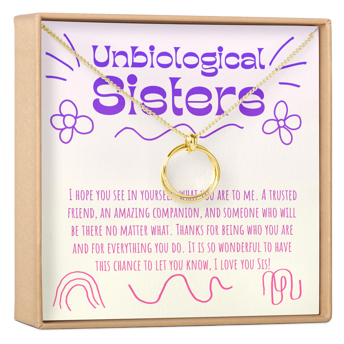 Unbiological Sisters Necklace, Multiple Styles