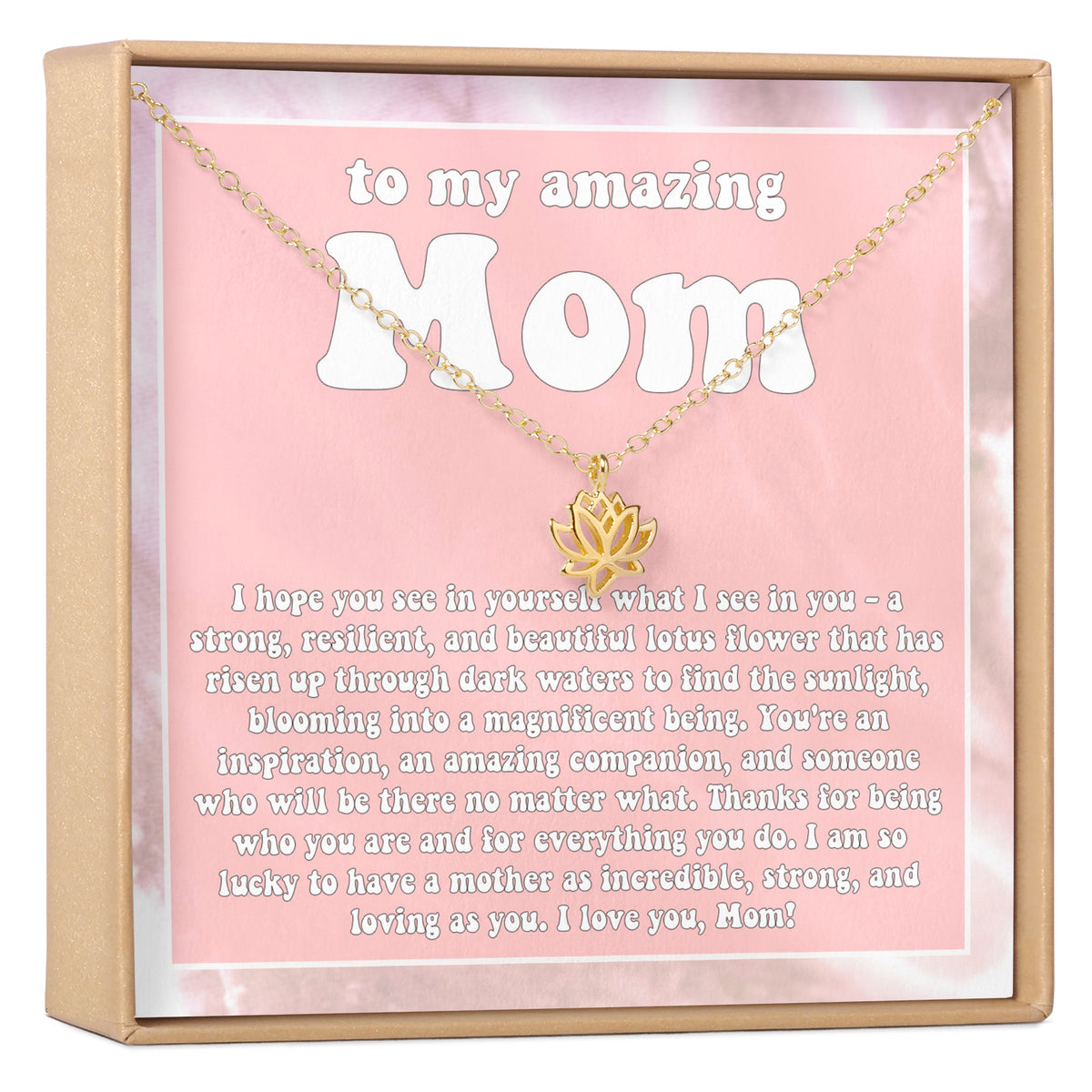 Mom Lotus Necklace