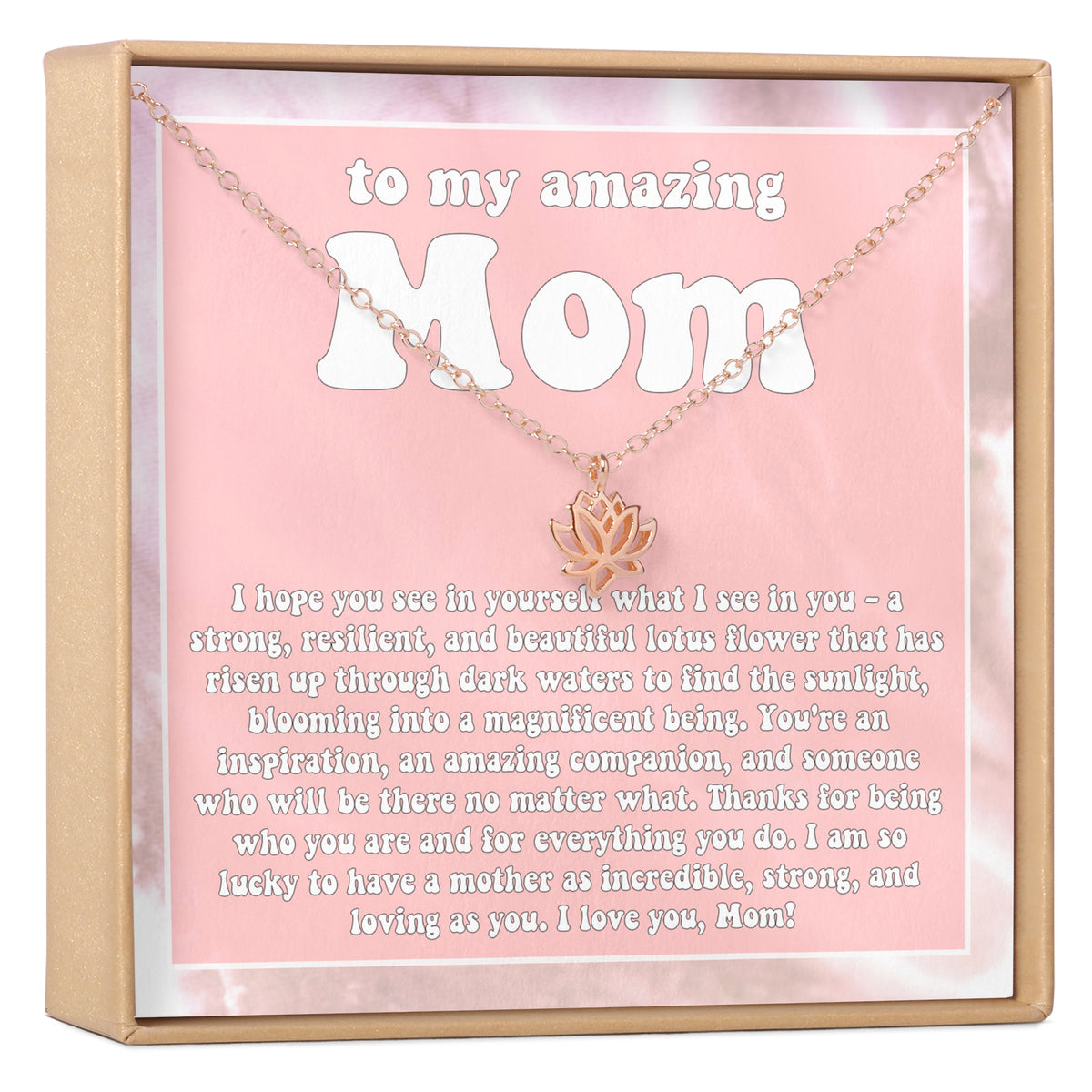 Mom Lotus Necklace