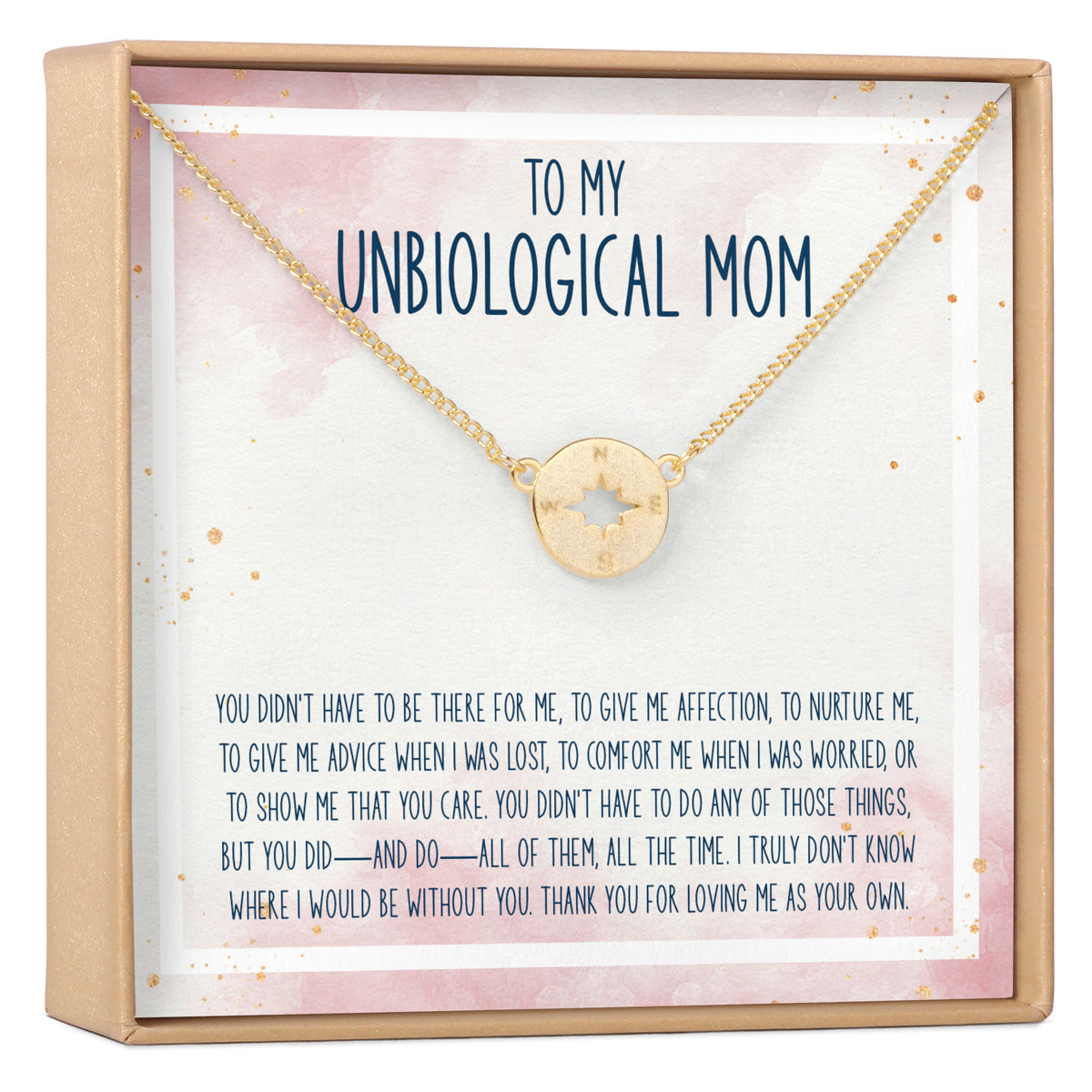 Unbiological Mom Necklace, Multiple Styles