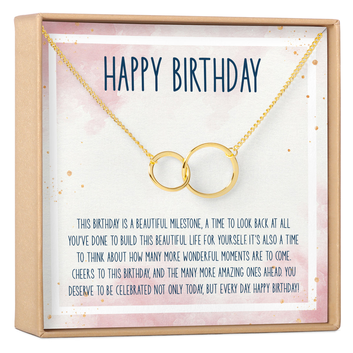 Birthday Necklace, Multiple Styles