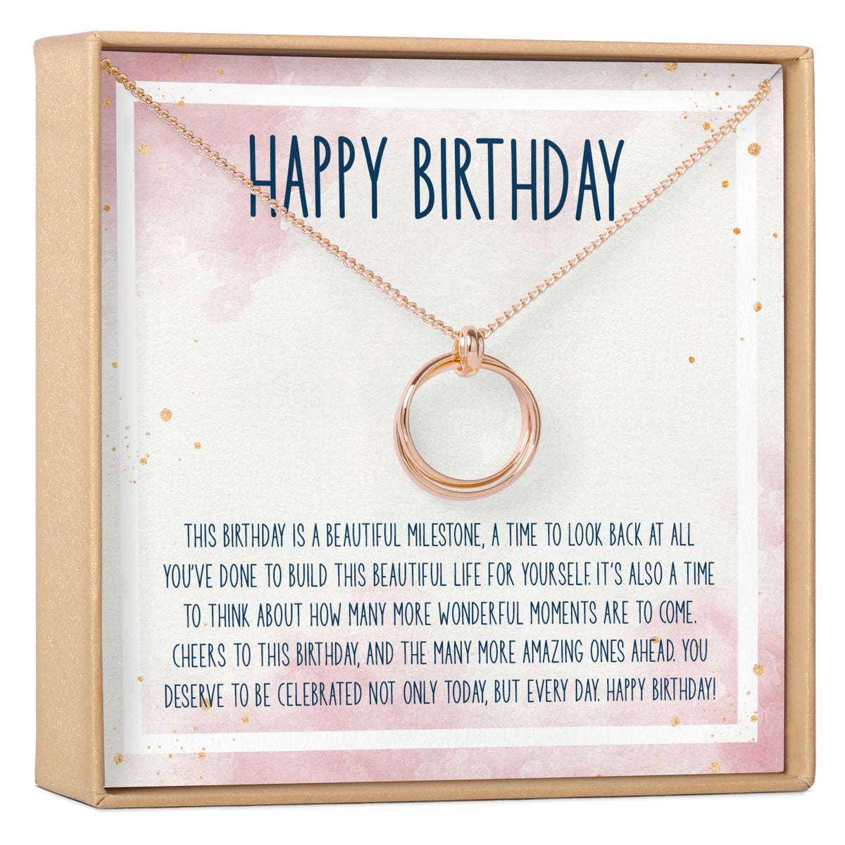 Birthday Necklace, Multiple Styles