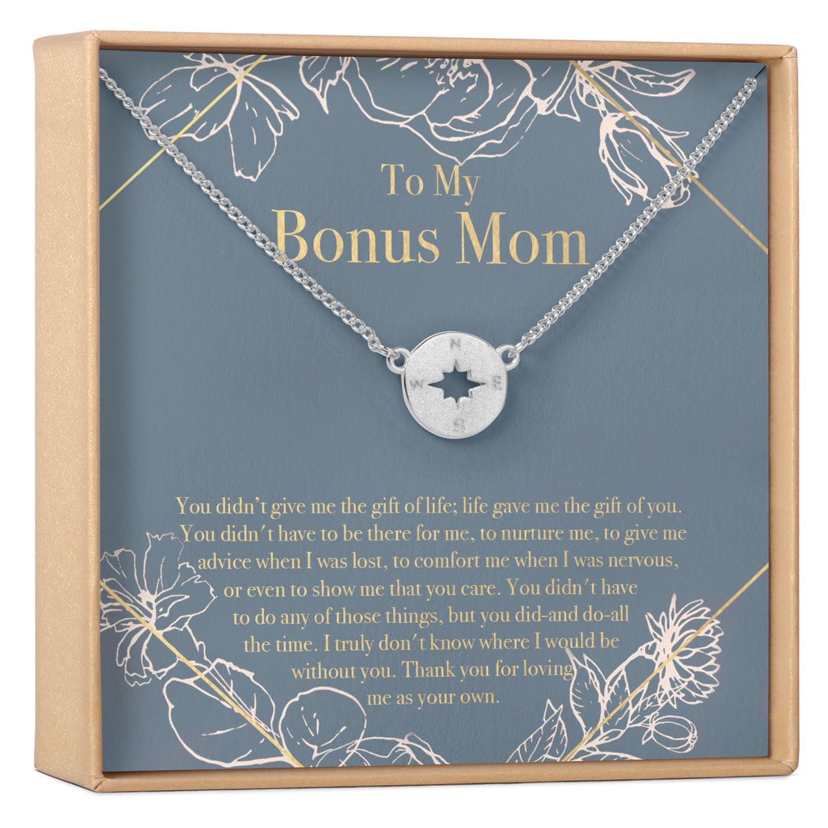 Bonus Mom Necklace, Multiple Styles