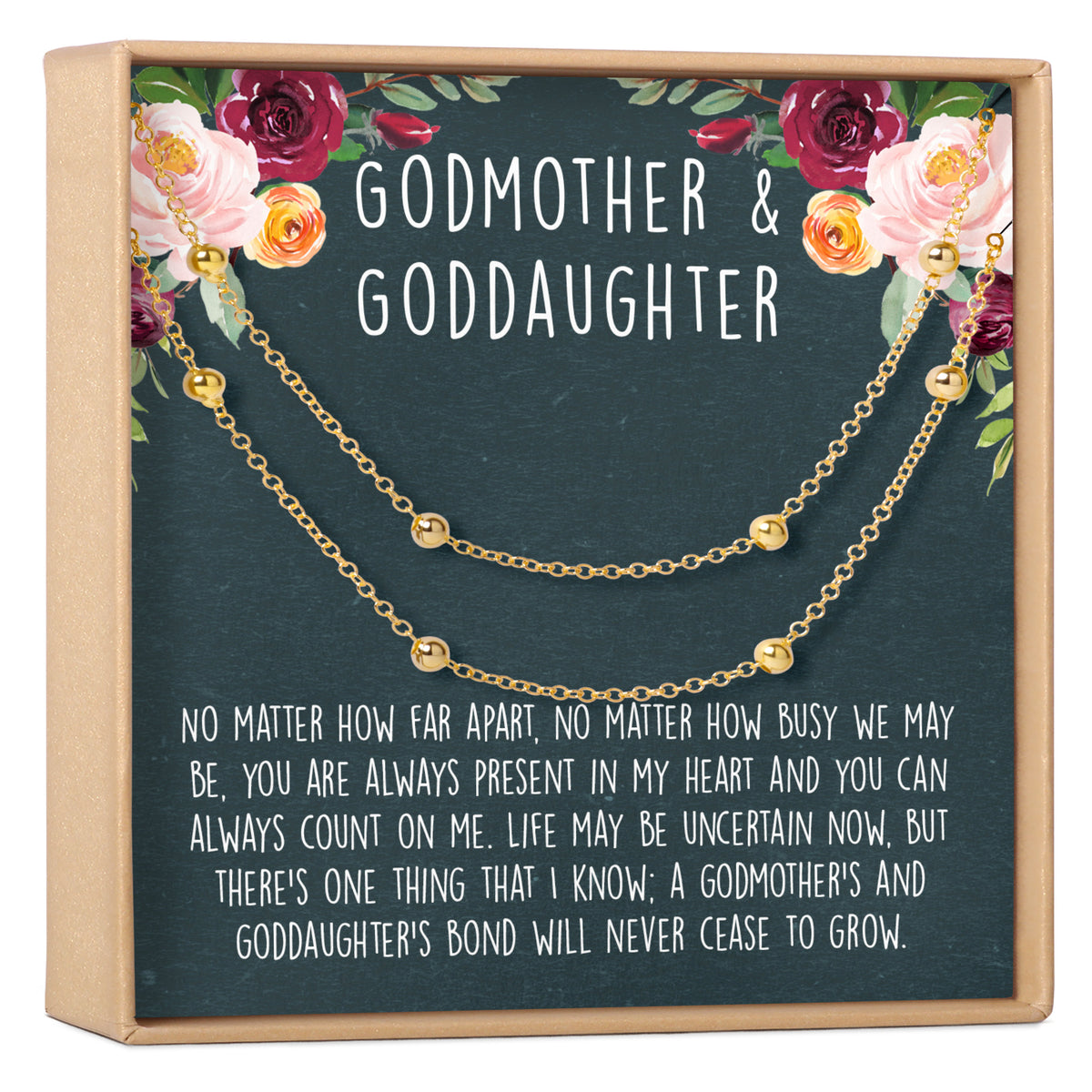 Godmother-Goddaughter Dot Bracelet