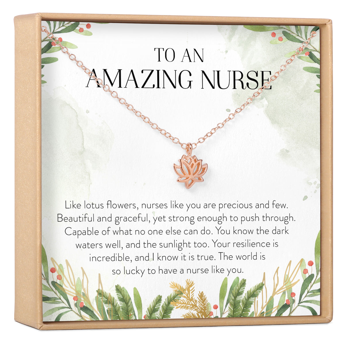 Nurse Lotus Necklace