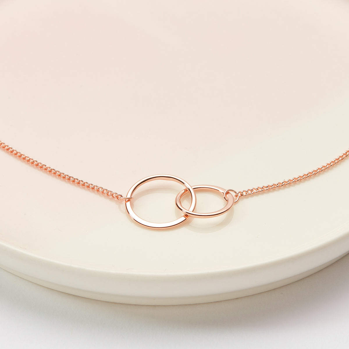 Unbiological Sisters Double Circles Necklace