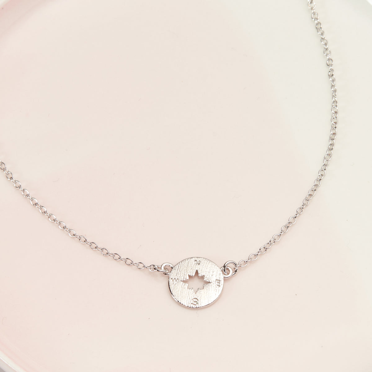 Mother&#39;s Day Gift From Husband Compass Pendant Necklace