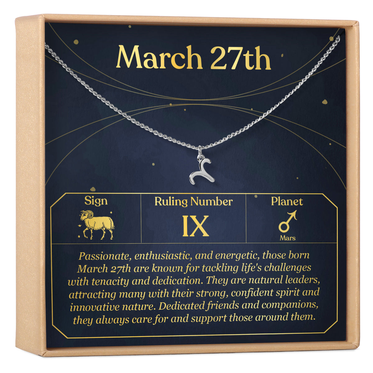 March 27th Aries Necklace