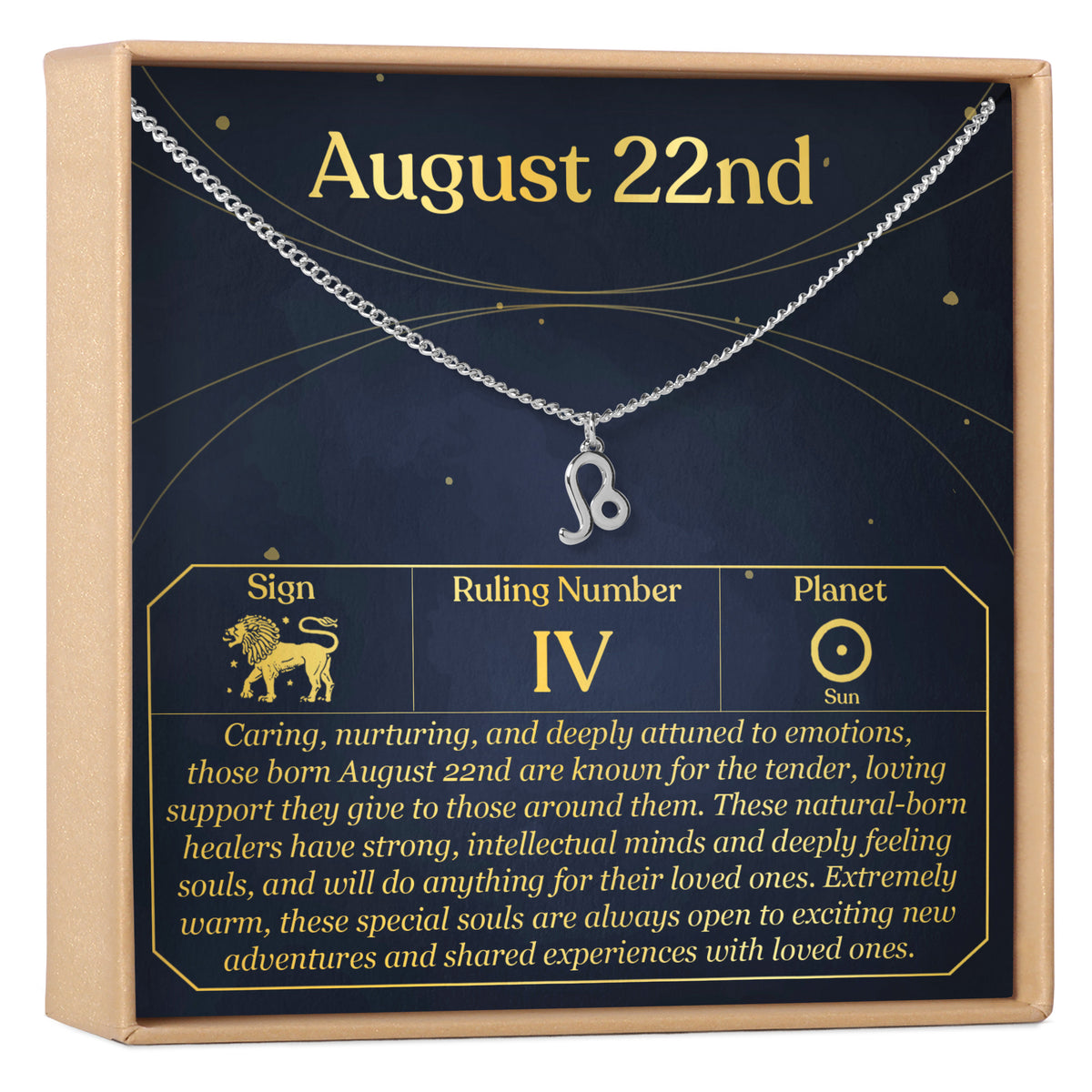 August 22nd Leo Necklace