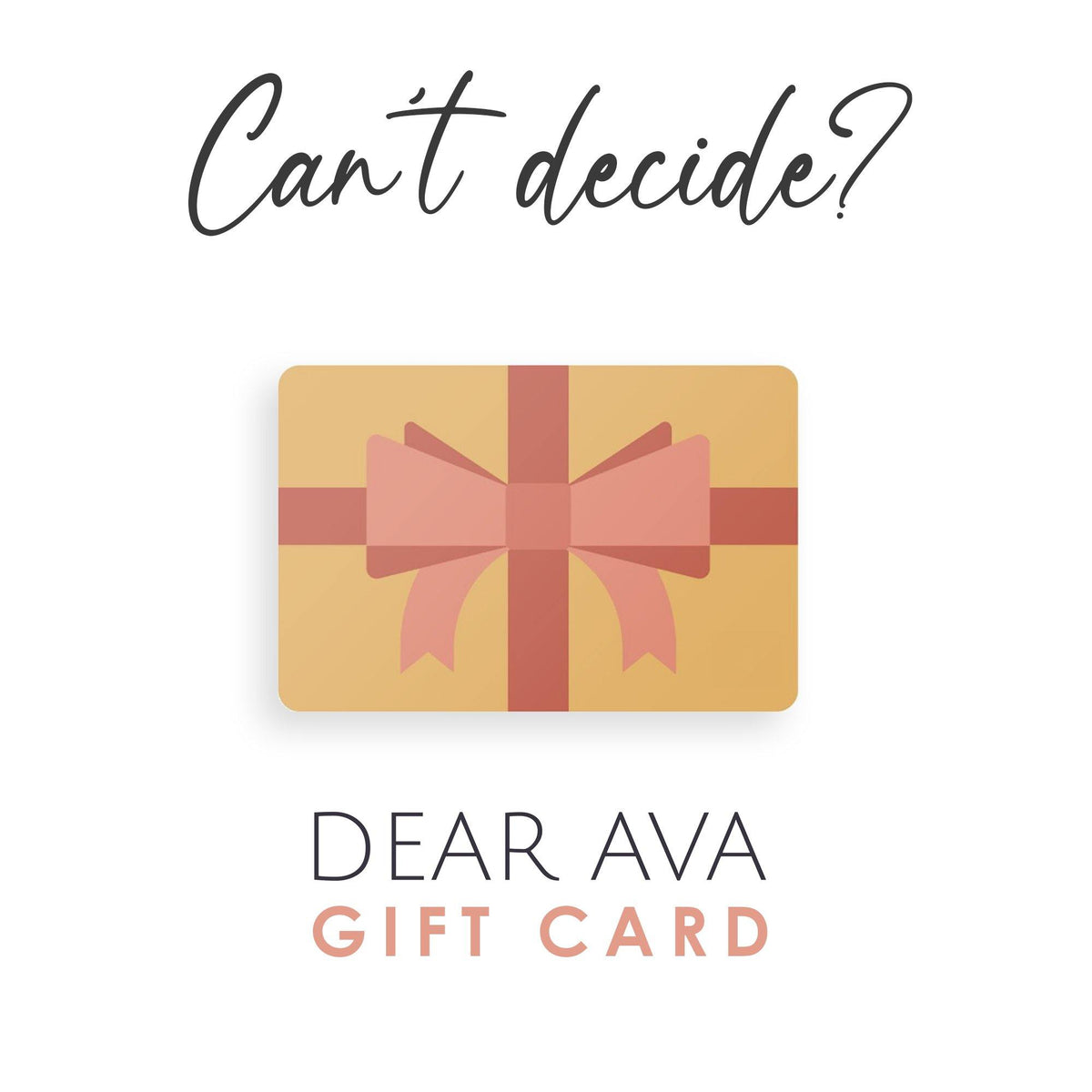 Dear Ava Digital Gift Card - Dear Ava