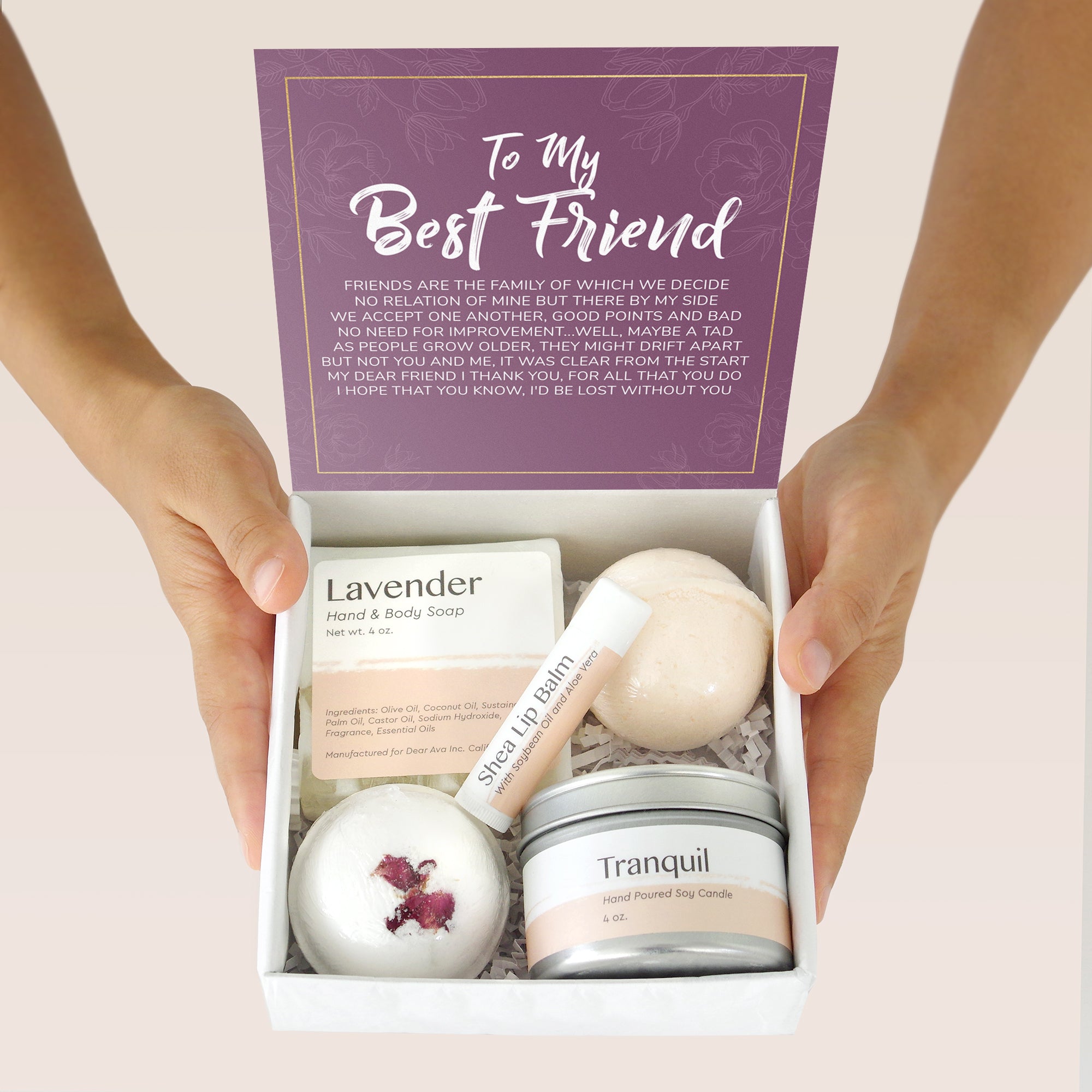 Friendship Gift Box / Best Friend Gift / Spa Gift Set / Send a Gift / Gift  for Her / Gift for Him / Boyfriend Gift / Friend Birthday Gift 