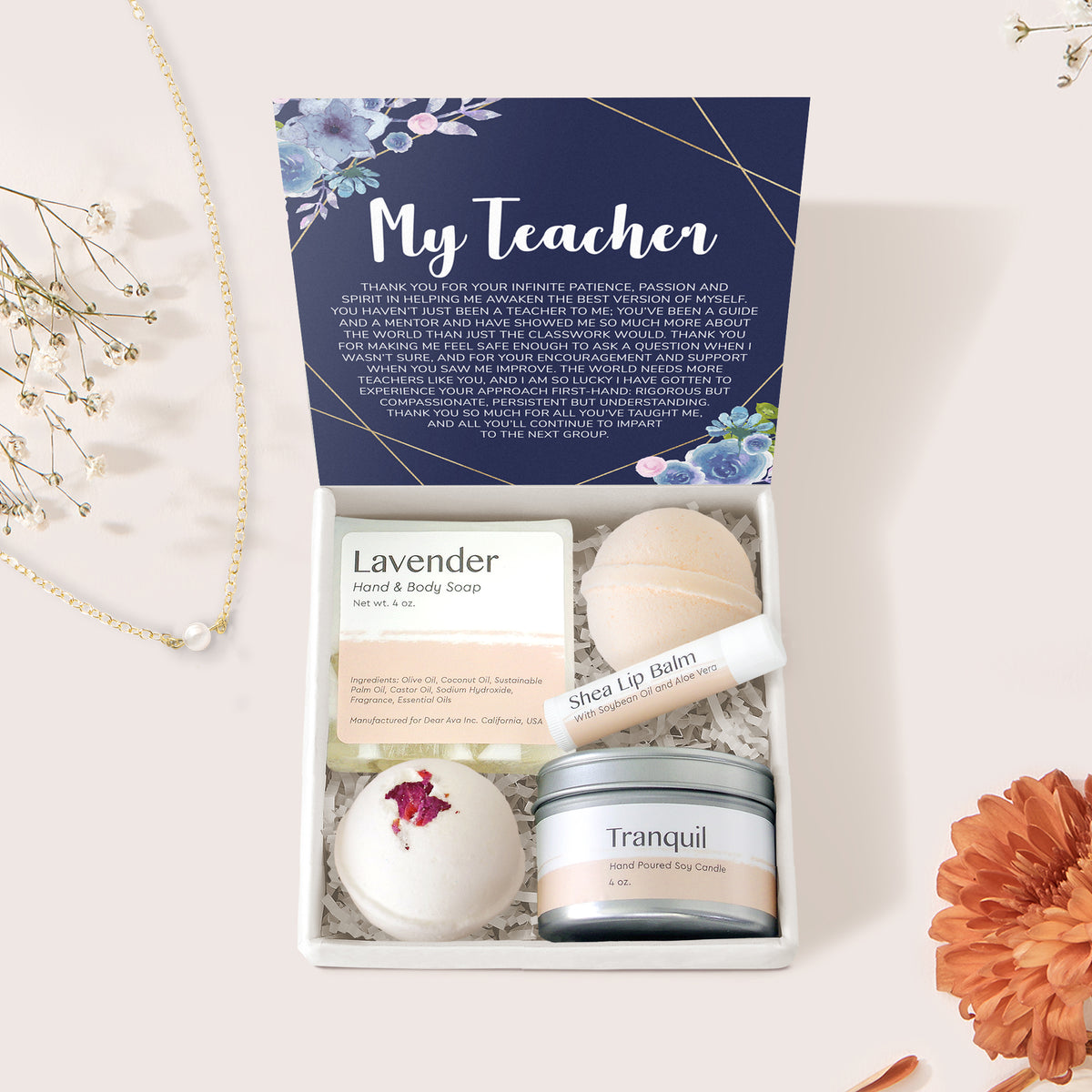 Teacher Spa Gift Box