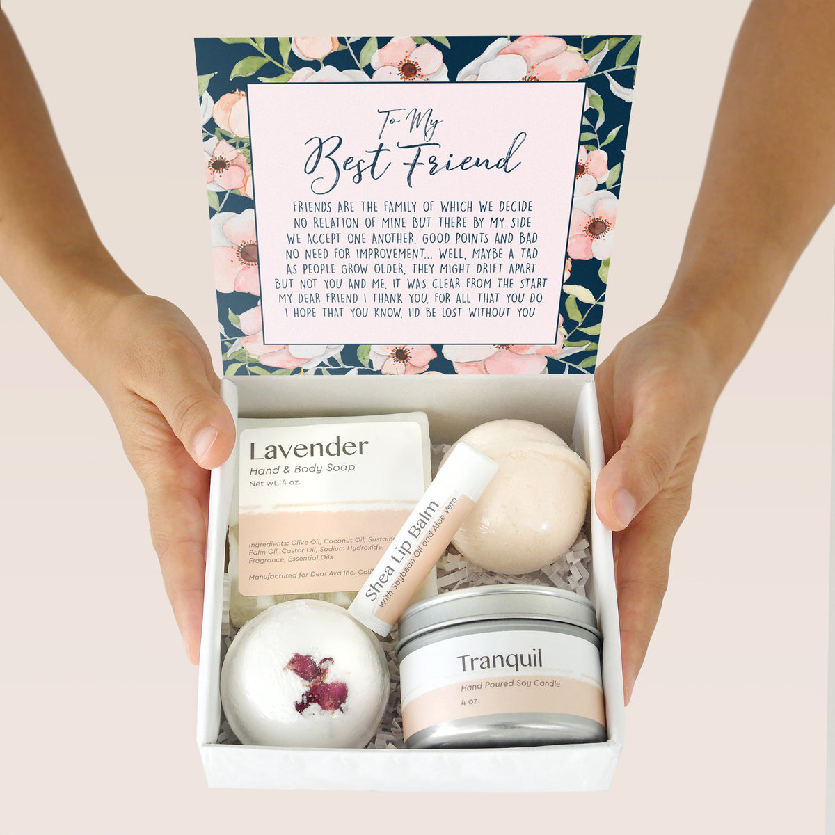 Friendship Gift Box / Best Friend Gift / Spa Gift Set / Send a 