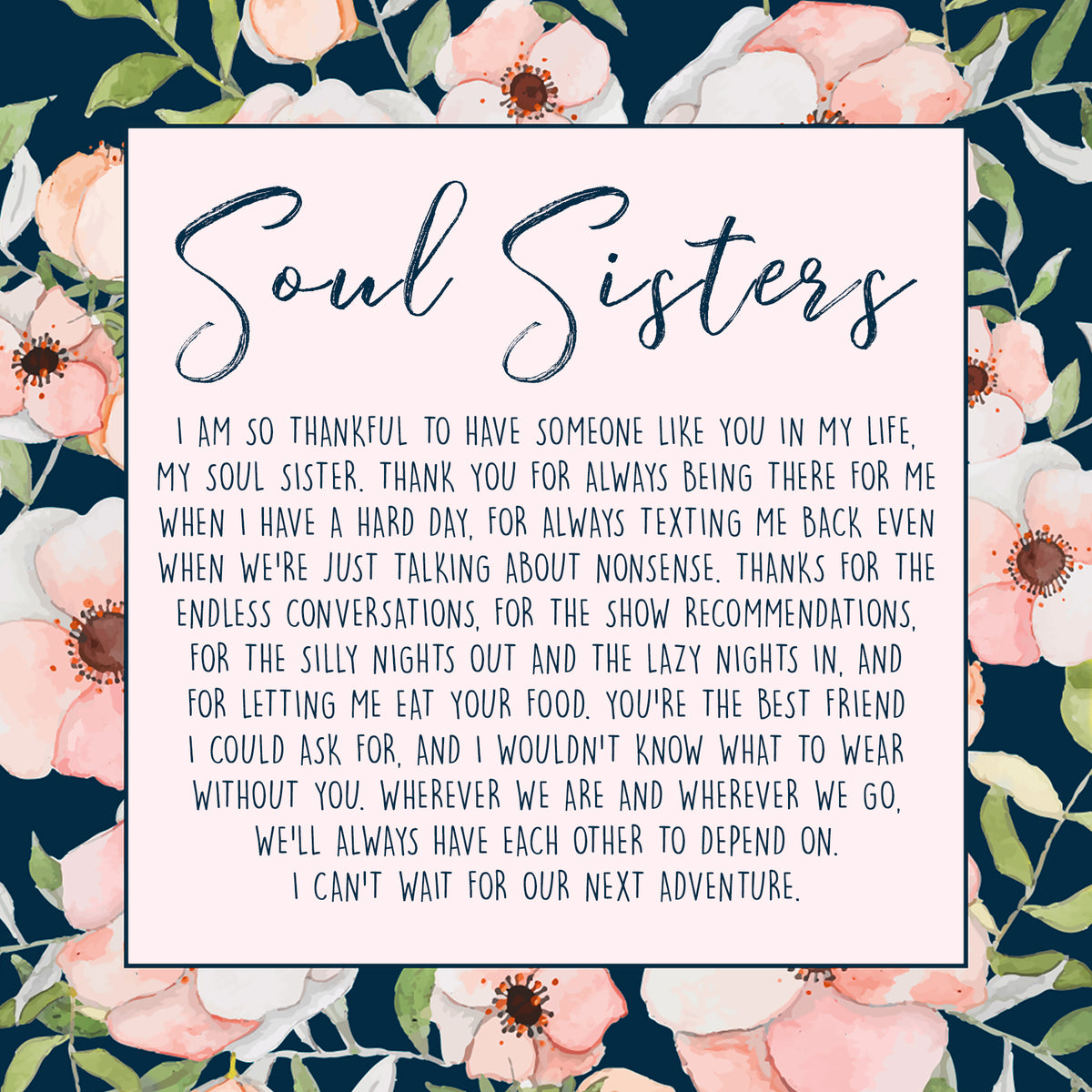 best sisters forever poems