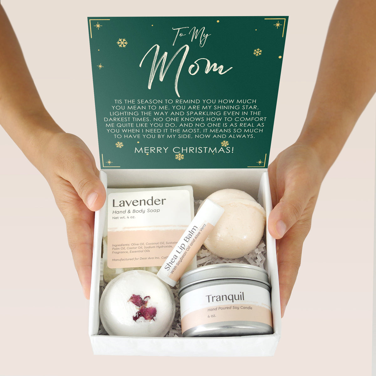 Christmas Gift for Mom: Present, Gift Box Set, Spa Gift Box, Xmas Gift,  Holiday Gift, Gift Idea, Mother, Mom Gift, Mother Daughter Gift - Dear Ava