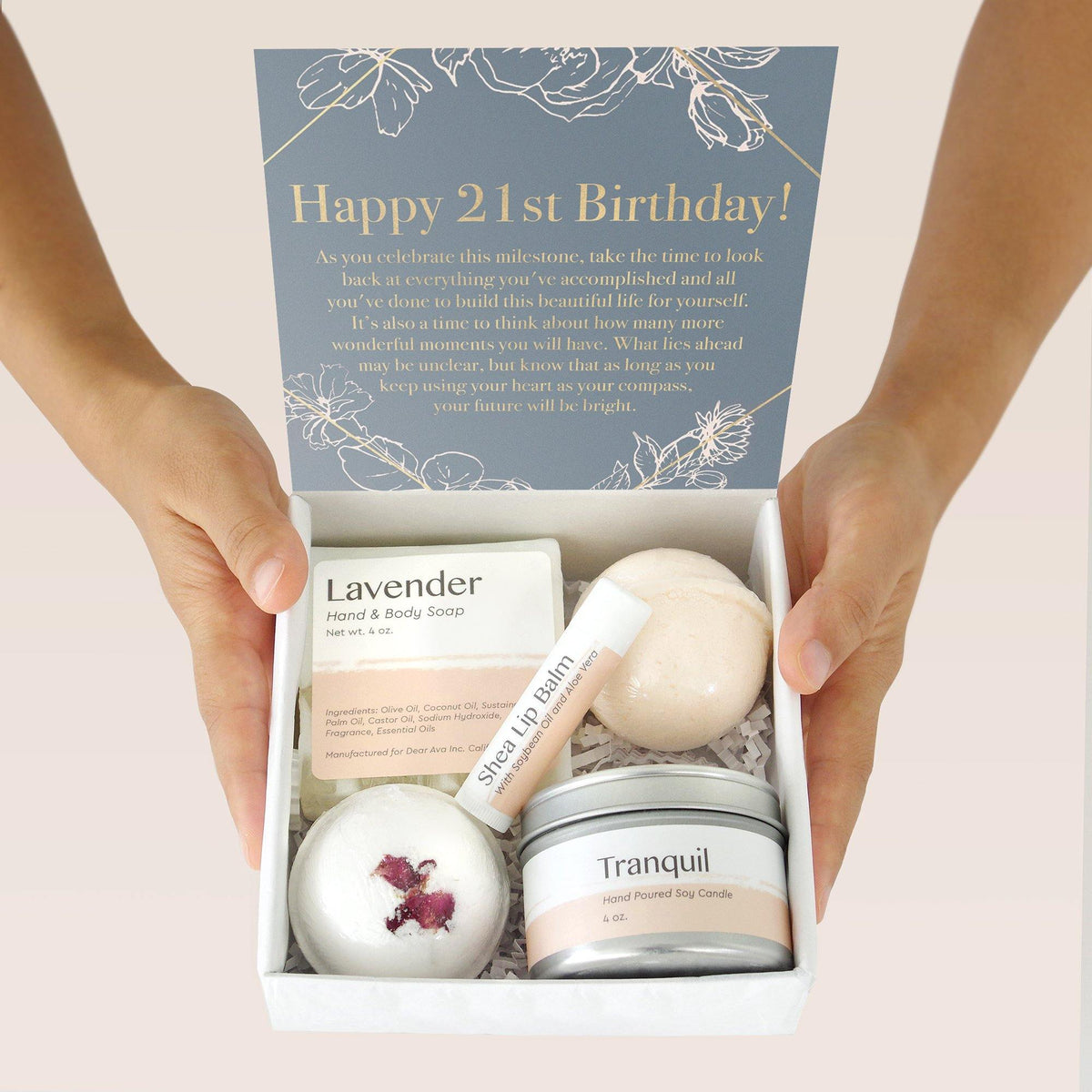 Spa Birthday Gift Box for Women, Birthday Gifts for Her, Spa Gift