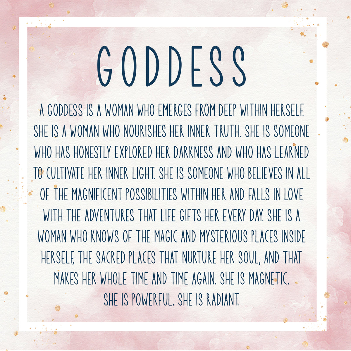Goddess  Gift Box Set