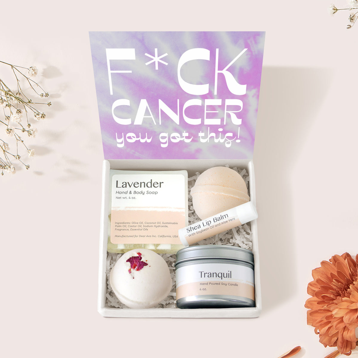 Gifts for Women with Cancer Compass Necklace Gift Box Set