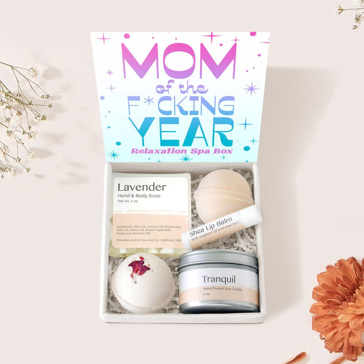 Mother in Law Spa Gift Set - Pamper Yourself Spa gift box - Mother's Day  Gift to Relax - It's Moms turn to Wine