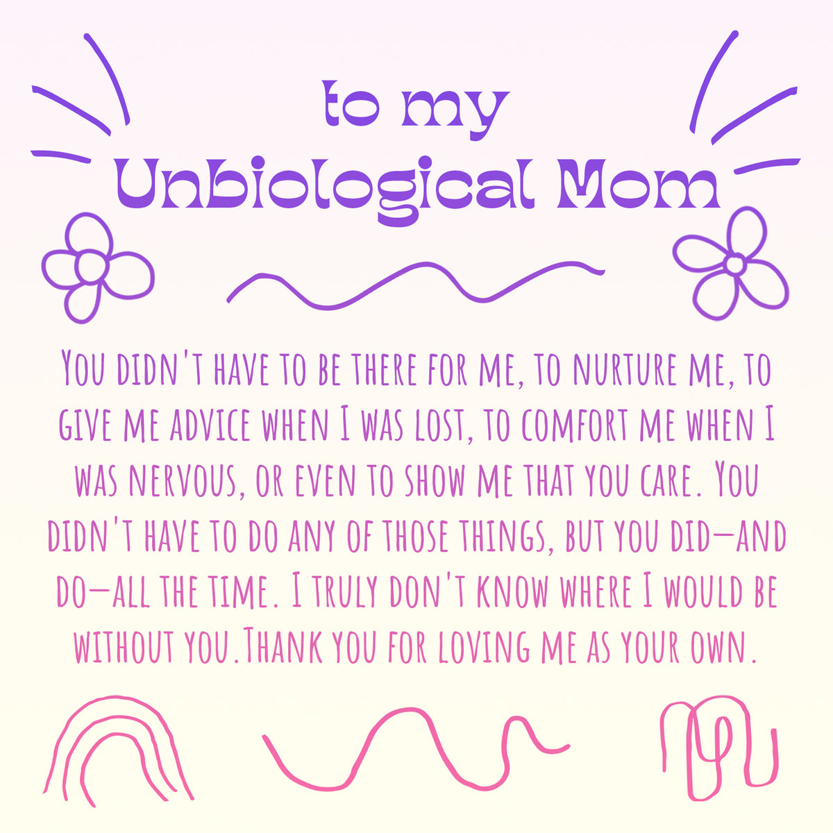 Unbiological Mom  Gift Box Set