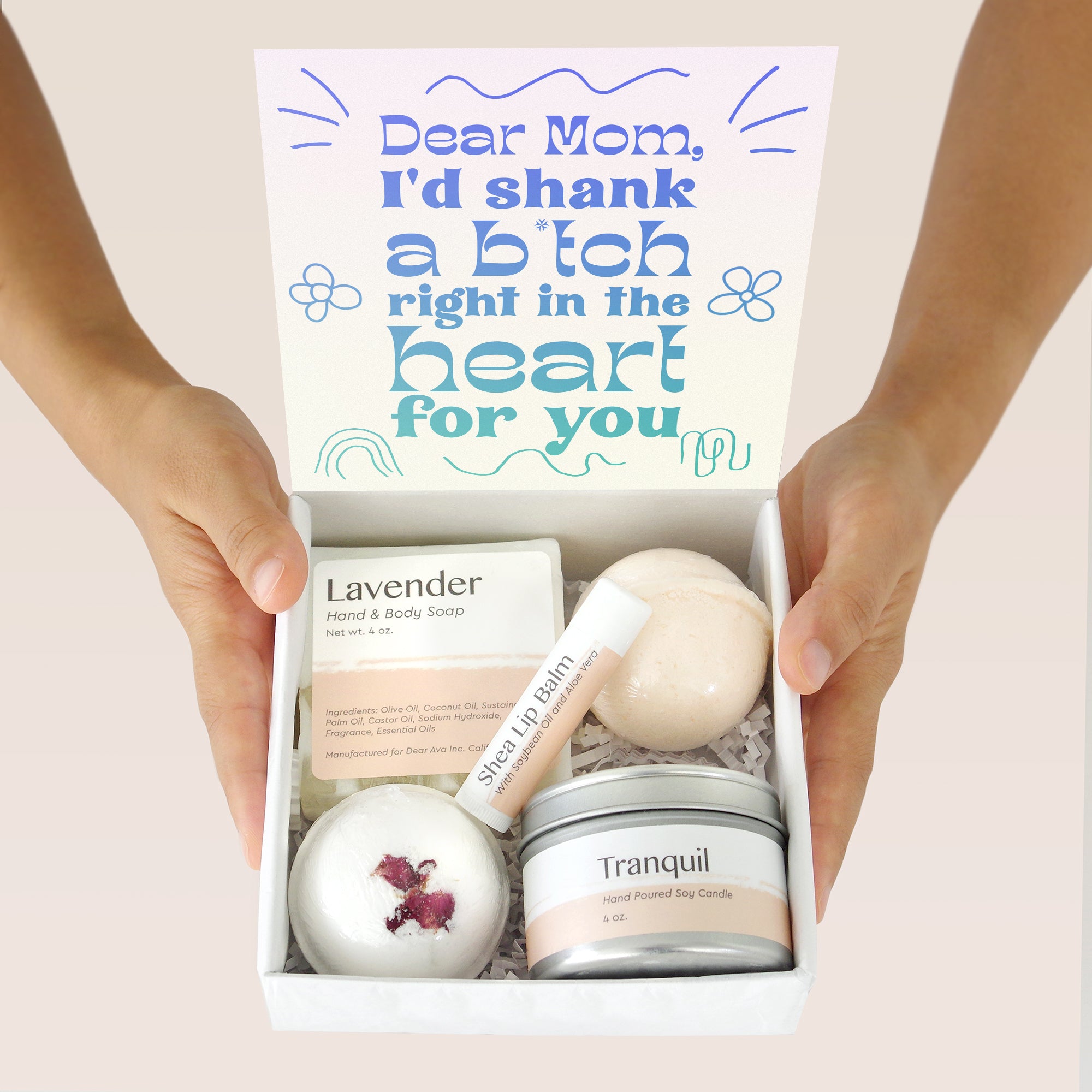 Funny Mom Gift Box Set - Shank a B - Dear Ava