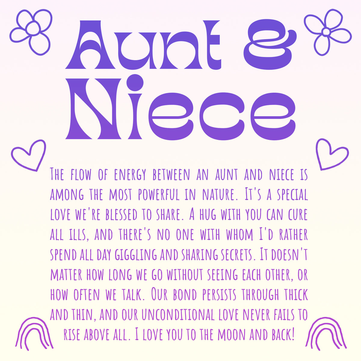 Aunt-Niece  Gift Box Set