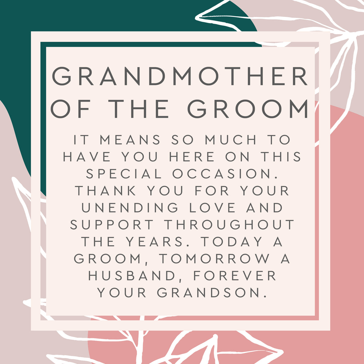 Grandmother of the Groom Spa Gift Box
