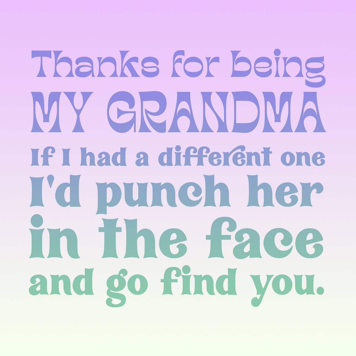 Grandma Spa Gift Box