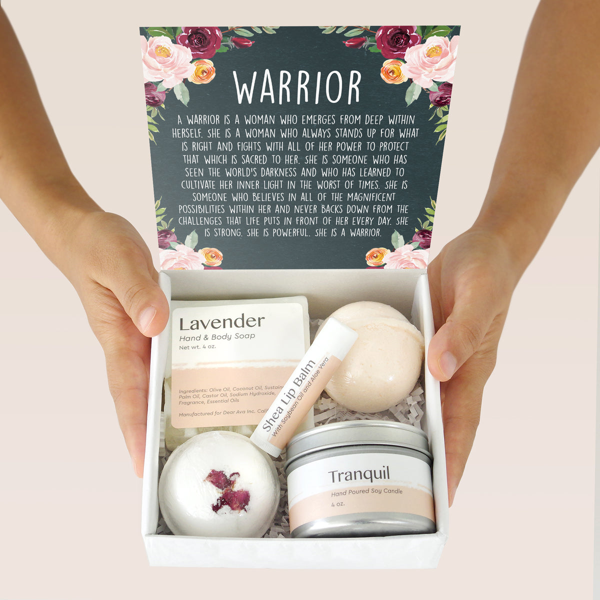 Warrior Double Circle Necklace Spa Gift Box Set