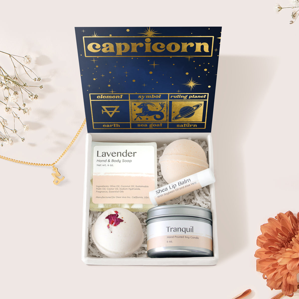 Capricorn Zodiac Gift Box Set