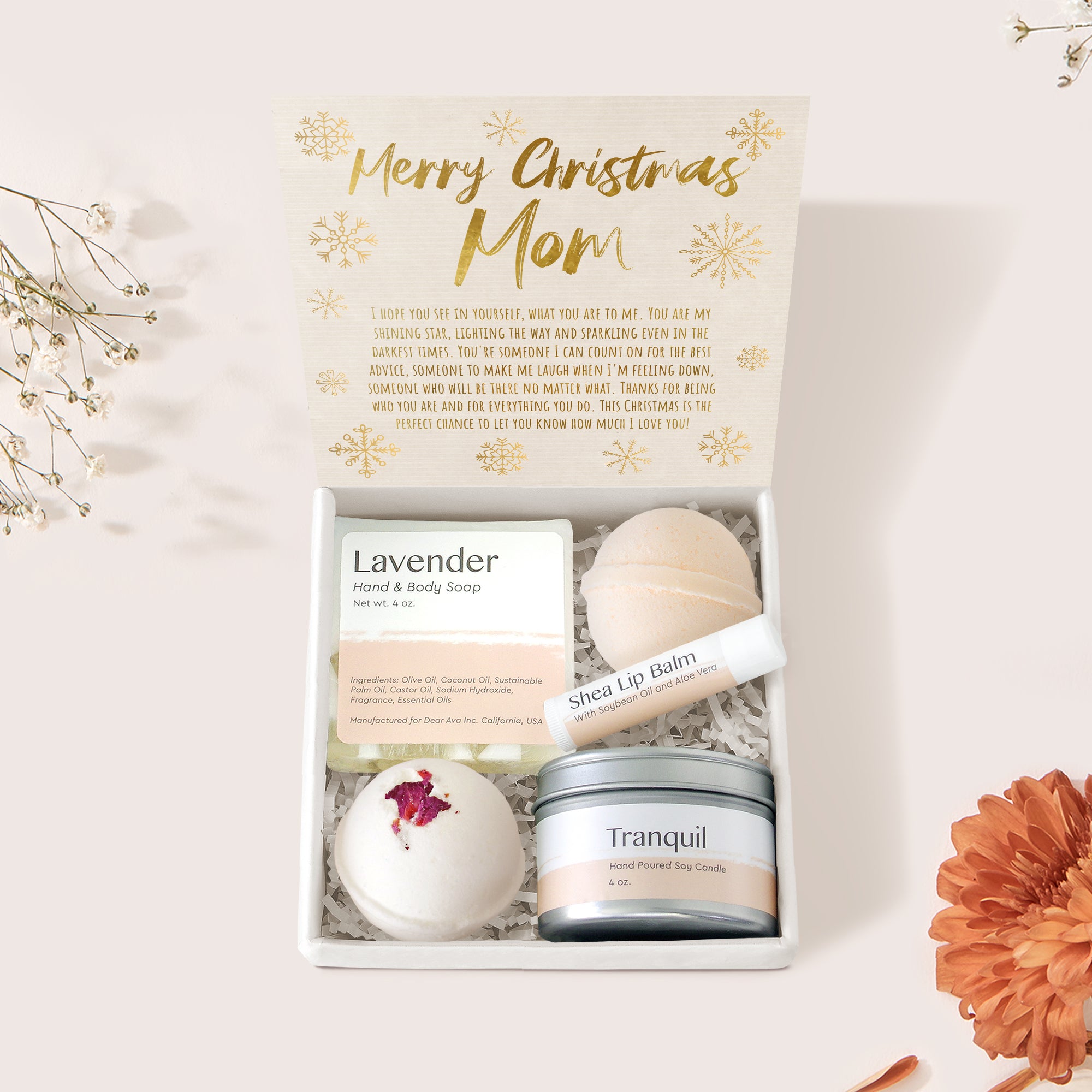 Gifts for Women Christmas Unique Gifts Mom from Daughter Rose Spa