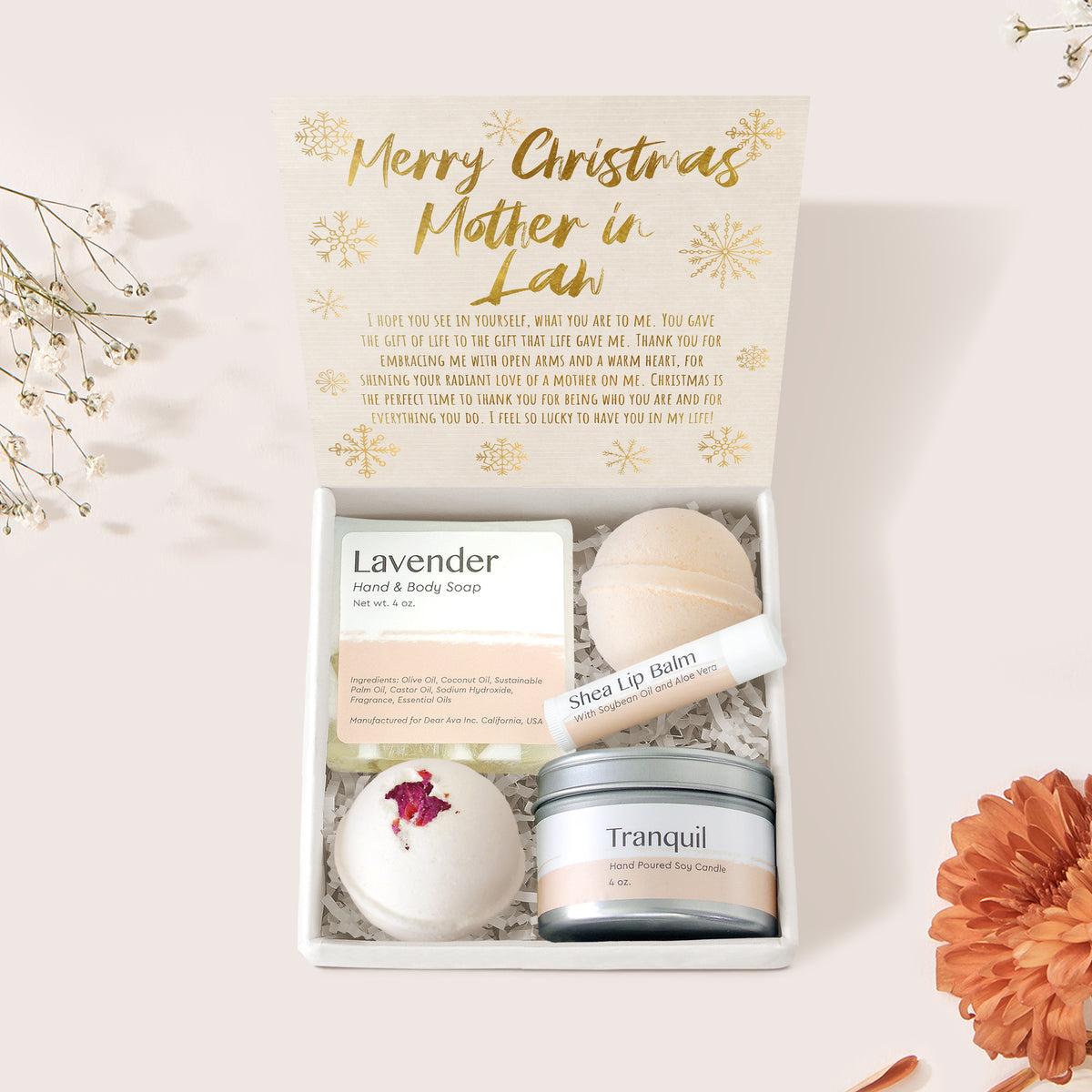 Christmas Gift for Mother-in-Law Spa Gift Box