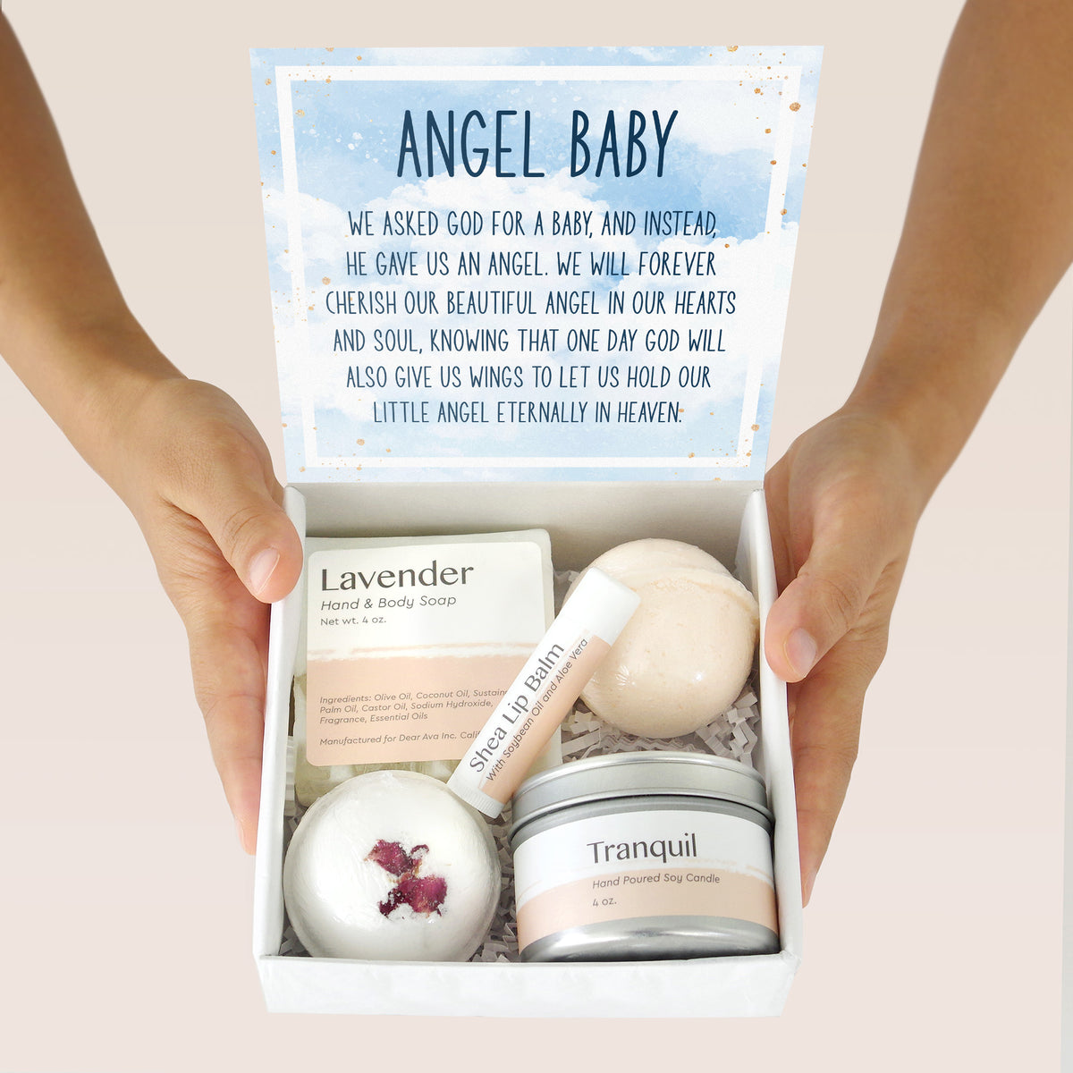 Loss of Baby Wing Necklace Gift Box Set