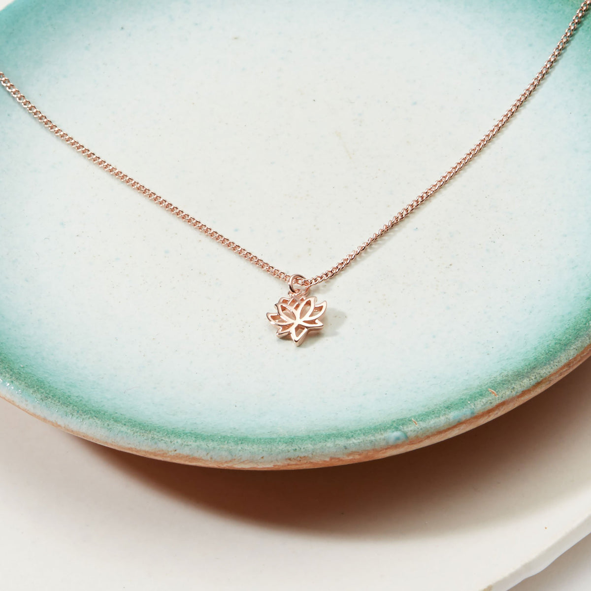 Mother &amp; Daughter Lotus Necklace