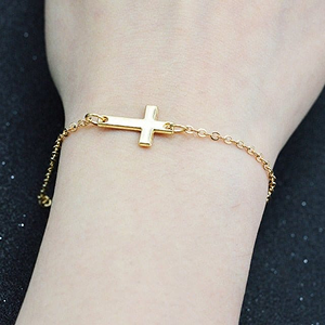 Minimalist Cross Bracelet